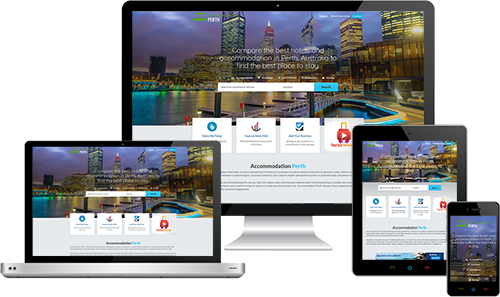 Accommodation Perth displayed beautifully on multiple devices